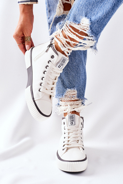 High Insulated Sneakers Big Star II274158 White