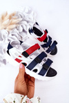 Children's Sport Velcro Sandals Navy Flyn