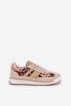 Sport Shoes Sneakers Women's Panther Beige-Brown Galabis