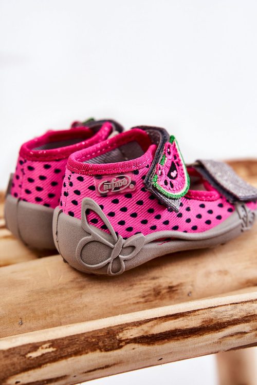 Sandals On Velcro Watermelon Befado 342P045 Pink