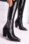 Women’s Boots Steel nose piece Black Only Time