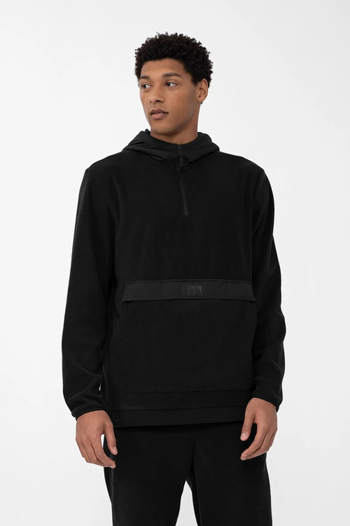 Polar Fleece Hoodie 4F Men's 4FAW23TFLEM137-20S Black