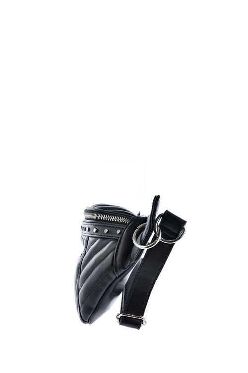 Leather Kidney With Studs Big Star KK574063 Black