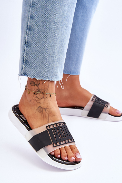 Women's Sport Slippers Black Sunrise