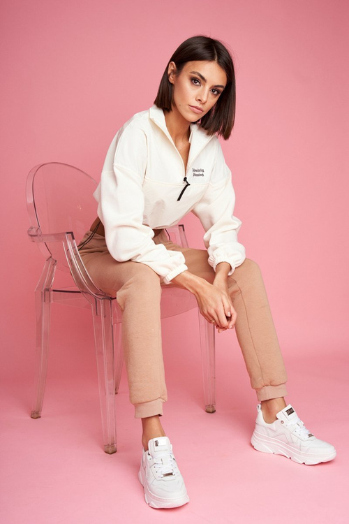 Women's Sports Leather GOE Shoes White FF2N3018