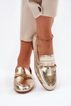 Leather Loafers Ladies Maciejka K6809-25 Gold
