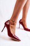Classic Lacquered Stilettos Red Lerisa