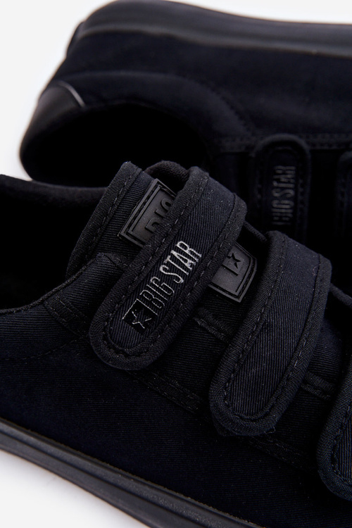 Men's Low Textile Sneakers Big Star LL174078 Black