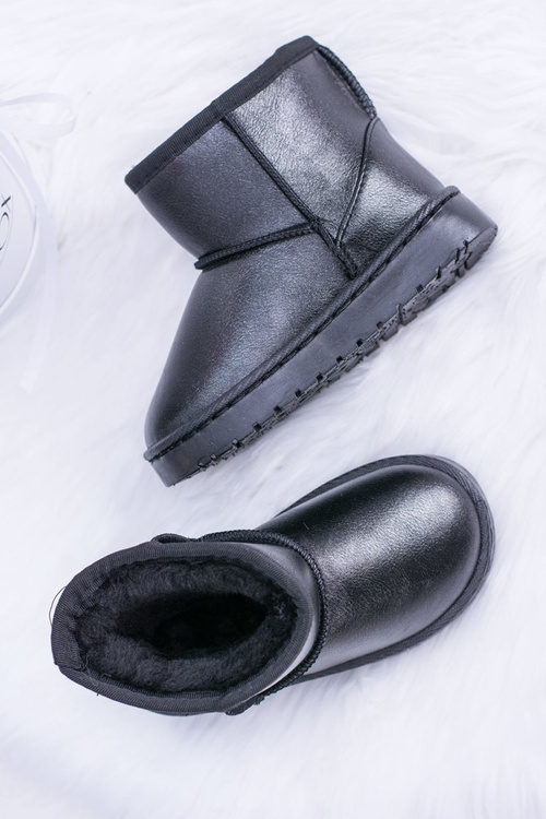 Warmed Children's Snowboots Black Scooby Boots