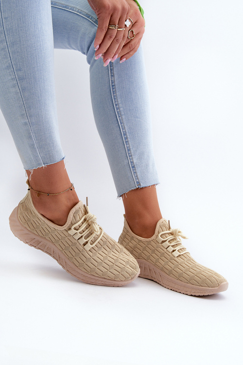 Lightweight Women's Sports Shoes Beige Xalara