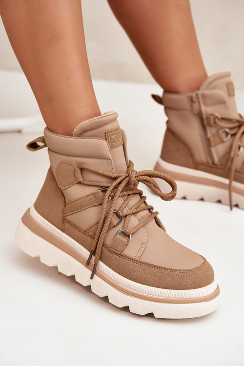 Women's Ankle Boots Platform Camel Liorae