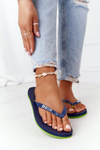 Women's Sliders Flip-Flops Big Star FF274A312 Navy