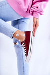 Women's Classic Sneakers maroon Be Mine