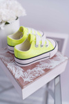 Kids' Glitter Sneakers Lime Misty