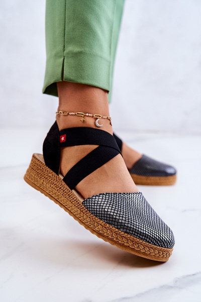 Fashionable Women's Espadrilles Big Star JJ276035 Black