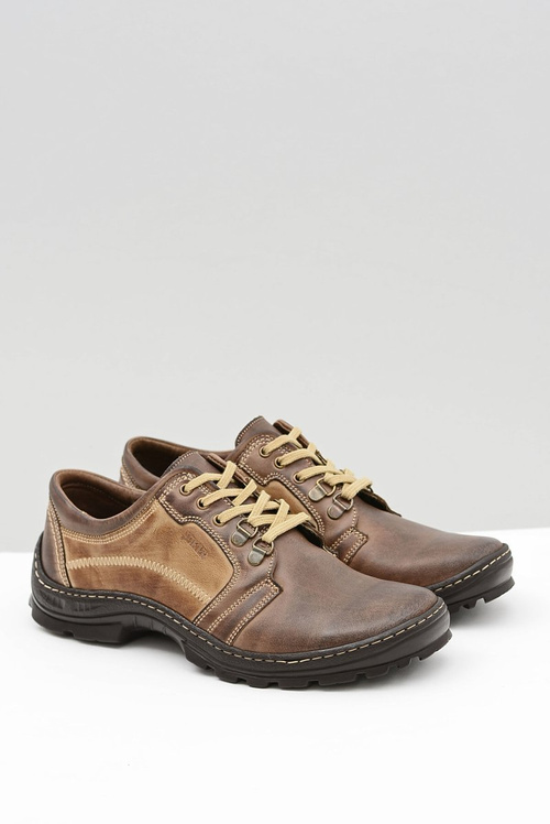 Men's Leather Classic Brown Favello Half Boots