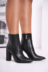 Women's Boots On High Heel Black Prudence