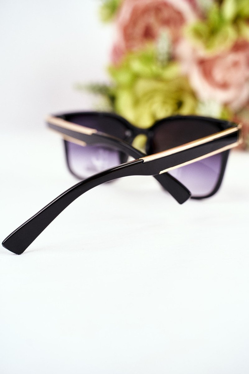 Women's Sunglasses Gold Prius PR-V43 Black Gradient