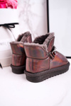 Children's Snow Boots With Fur Petrol Grey Princess