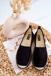 Espadryle Damskie Klasyczne Czarne Big Star JJ274952