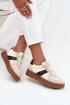Women's Sneakers On Platform Beige Galivina