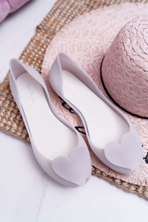 Grey Women's Meliski Ballerinas Hearts Opacify