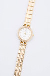 Women's Gold Watch with Bracelet Crystals