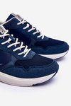 Buty Sportowe Męskie Granatowe Cross Jeans LL1R4051