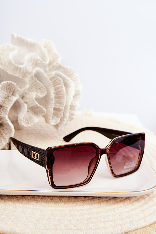 Women's UV400 Brown Sunglasses