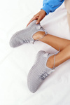 Damskie Sportowe Buty Slip-on Szare Do It