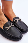 Women's Slip-On Loafers With Glitter Embellishment Black This Moment