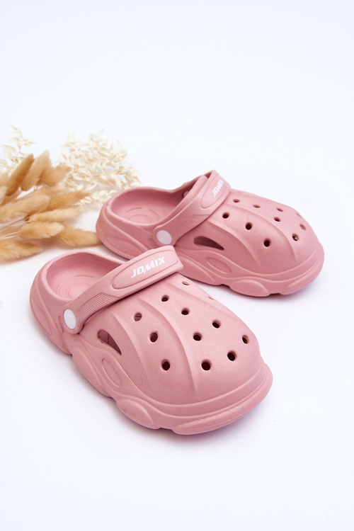 Klapki Kroksy Dziecięce Piankowe Różowe Cloudy SB8089