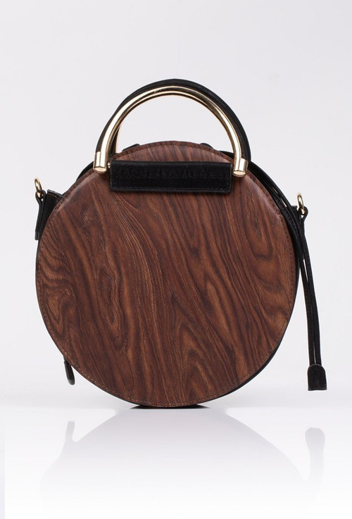 Women's Round Handbag Monnari Brown and Black BAG9340-017
