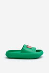 Light Women's Foam Flip-Flops with Bear Green Lia