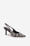 High heel shoes Zebra Phelia