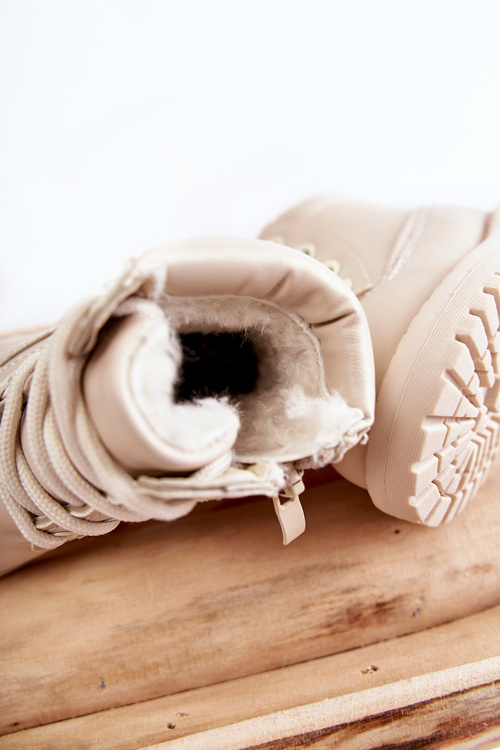 Children's Warm Trappers Boots Light beige Dexter