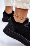 Women's Comfortable Sneakers Memory Foam System Big Star LL274414 Black