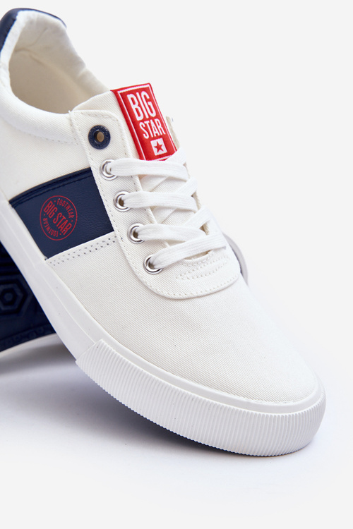 Men's Fabric Sneakers Big Star JJ174253 White
