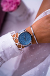 Women's Watch Ernest with Brocade Blue Tiguan