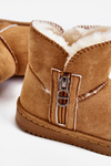Children's Slip-On Insulated Snow Boots Camel Catellie