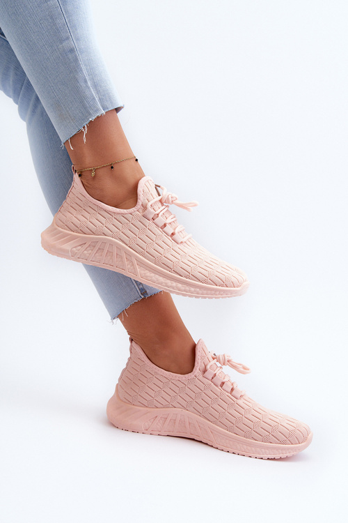 Women's Lightweight Fabric Sports Shoes Pink