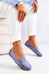 Women's Suede Loafers Blue Madelyn