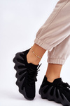 Sneakersy Damskie Wsuwane Czarne Myles
