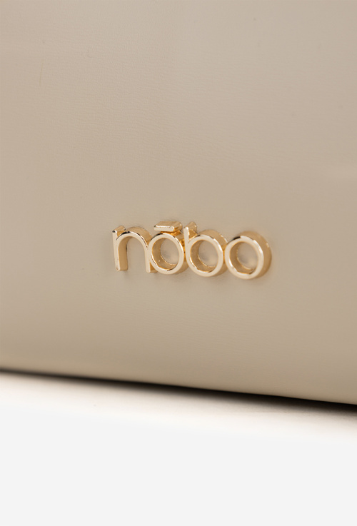 Damska Torebka Shopperka Klamra Jasnobeżowa NOBO BAG6010-015