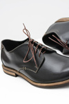 Elegant Men's Black Feliciano Half Shoes