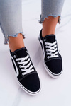 Women's Sneakers Fabric Black Bestro