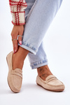 Women's Classic Suede Loafers Beige Ivana