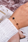 Women's Celebrity Bracelet Gold Clover