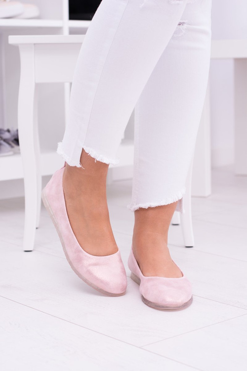 Sergio Leone Women's Pink Makalu Ballerinas