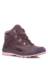 Brown Warmed Leather Men's Abelo Boots